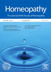 Homeopathy期刊封面